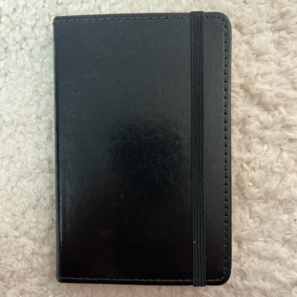☀️2/$14☀️C.R. Gibson/Markings Black Lined Page Journal Notebook